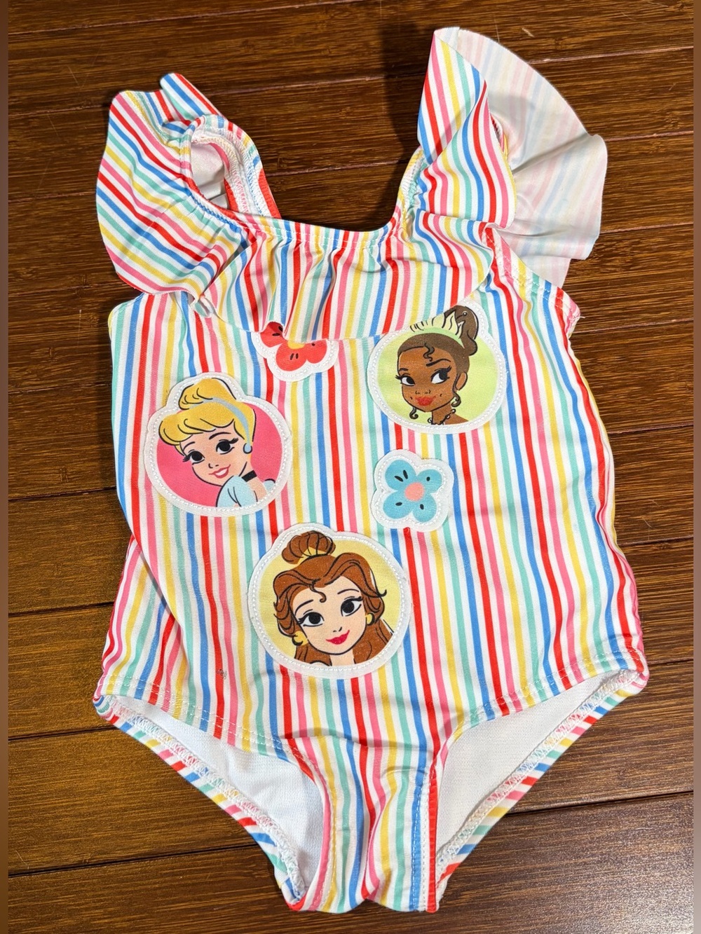 Disney Princess Toddler Girls 12M Bathing Suit Fun Multicolor Swimwear Florida